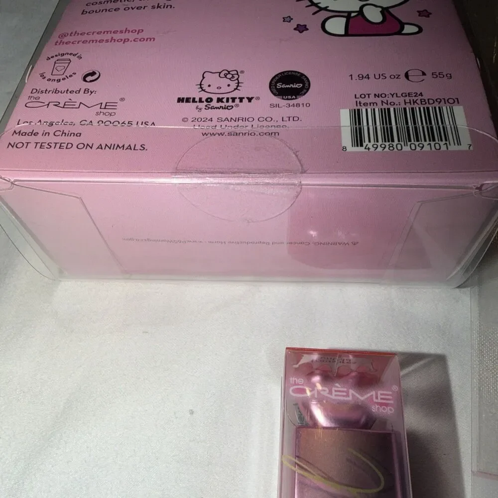 Hello Kitty Premium Plush Blender Duo Creme Shop MakeupSponge, Lip Stain,ETC New